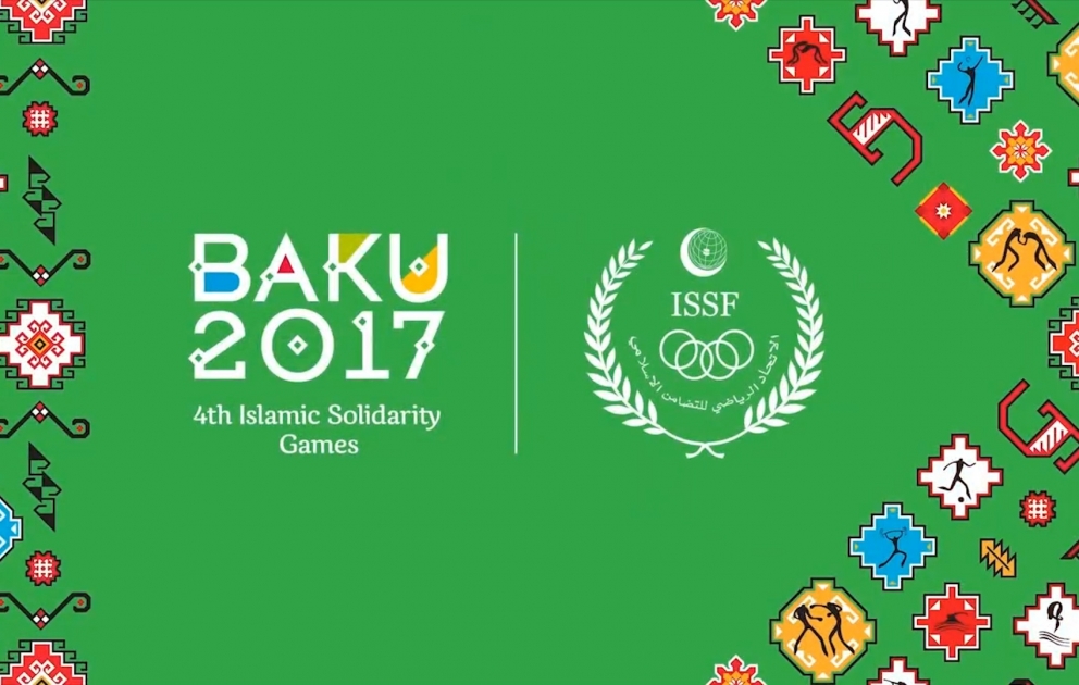 “Bakı-2017” IV İslam Həmrəyliyi Oyunlarının idmançı və ulduz səfirləri səhnə arxasında