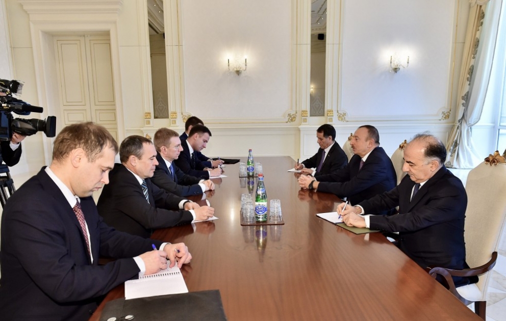 Le président Ilham Aliyev reçoit le ministre letton des Affaires étrangères