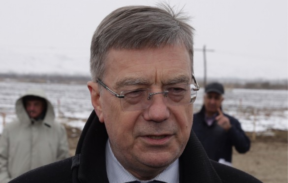 Botschafter Vladimir Dorokhin hält den Besuch von Diplomaten im Dorf Jojug Marjanli für wichtig