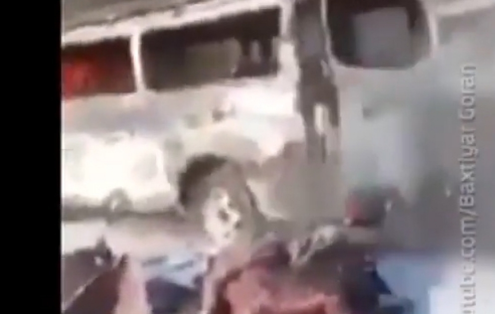 Pakistandakı partlayışın görüntüləri yayıldı