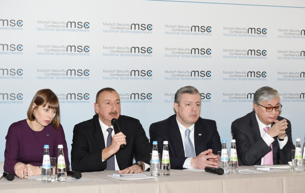 President Ilham Aliyev attended panel discussion at Munich Security Conference