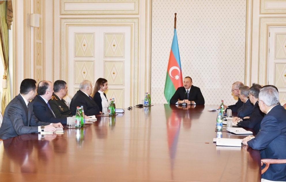 Meeting of Security Council under chairmanship of President Ilham Aliyev was held