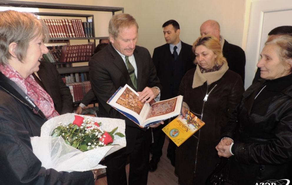US Ambassador to Azerbaijan visits Khojaly genocide memorial in Goranboy