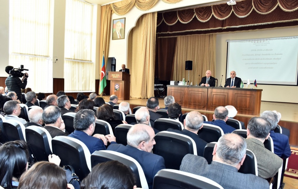 Sumqayıtda “Azərbaycan xalqına qarşı soyqırımları tarixində Xocalı” mövzusunda elmi konfrans keçirilib