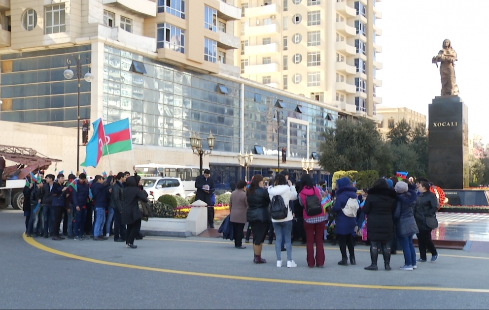 Xocalı parkında hazırlıq işləri görülür