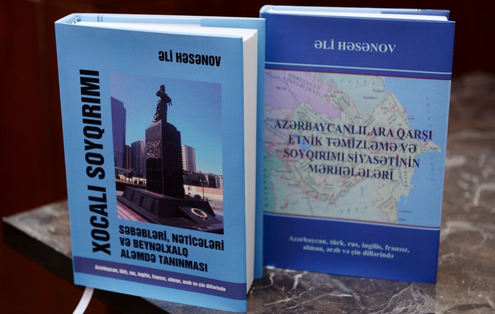 Bücher, in denen ethnische Säuberungs-und Genozidpolitik Armeniens gegen Aserbaidschaner analysiert wird, öffentlich vorgestellt