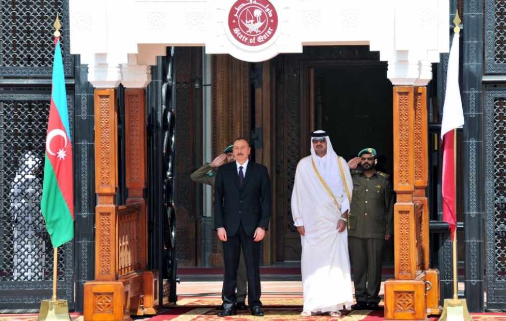 Official welcome ceremony was held for President Ilham Aliyev in Qatar