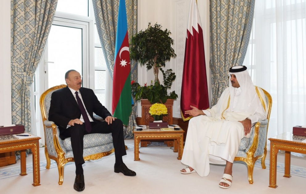 Visite du président de la République au Qatar : entretien élargi aux délégations