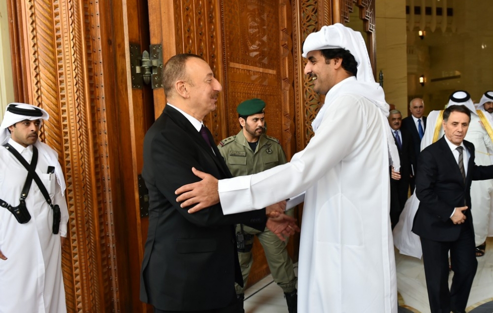 Le président Ilham Aliyev termine sa visite officielle au Qatar