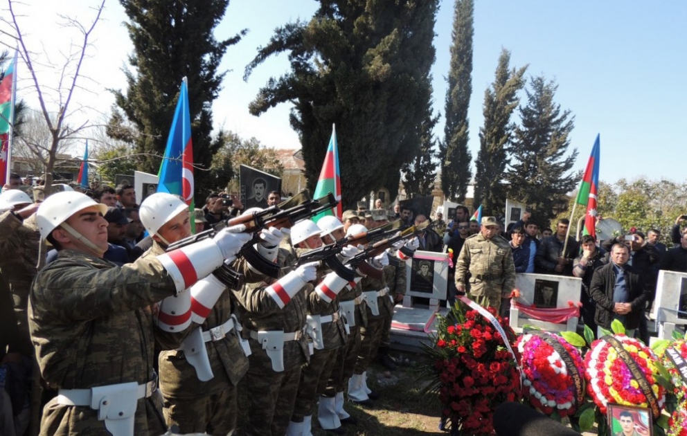 Şəhid hərbçimizin nəşi Beyləqanda torpağa tapşırılıb