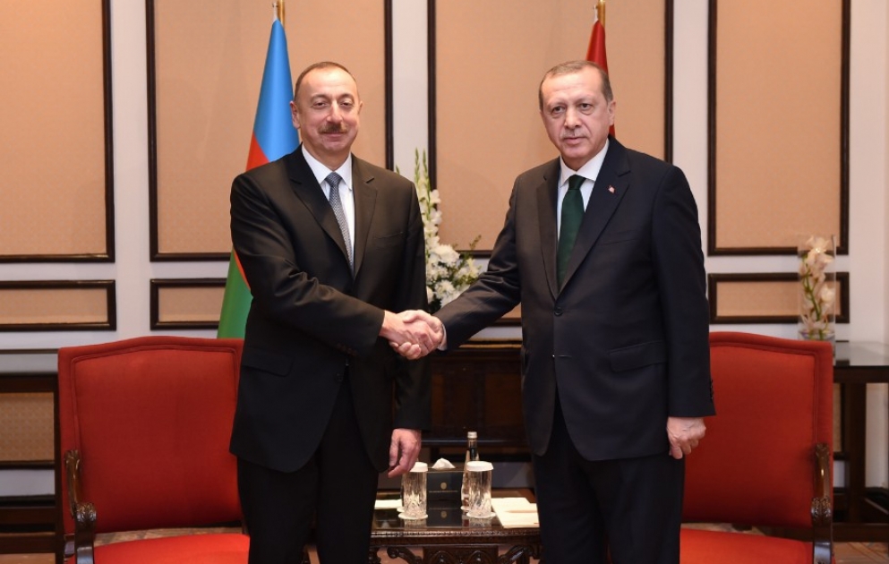 President Ilham Aliyev met with Turkish President Recep Tayyip Erdogan