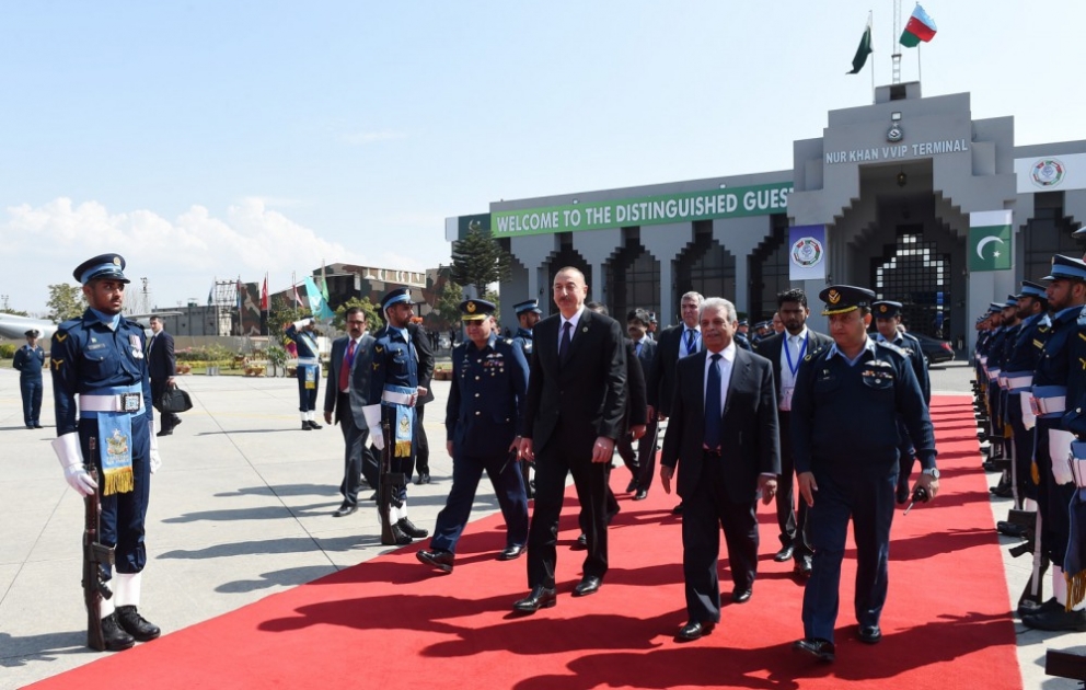 Präsident Ilham Aliyev beendet seinen Besuch in Pakistan