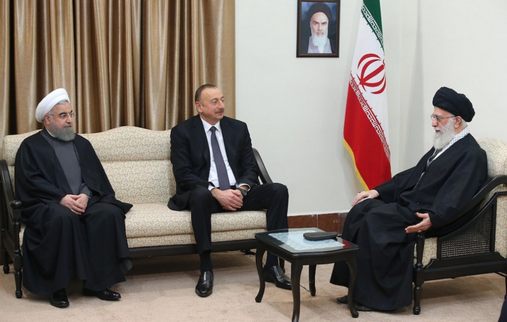 Entretien du président azerbaïdjanais Ilham Aliyev avec l'ayatollah Sayed Ali Khamenei