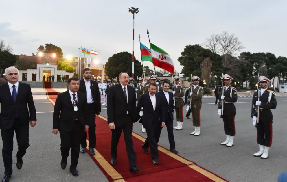 President Ilham Aliyev completed Iran visit