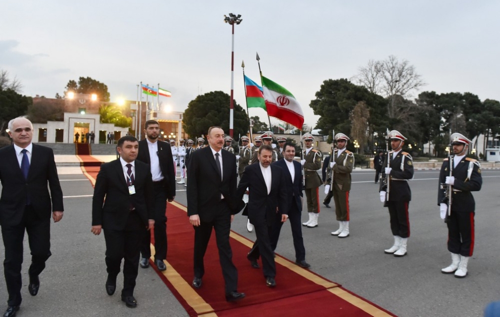 Präsident Ilham Aliyev beendet seinen Staatsbesuch im Iran