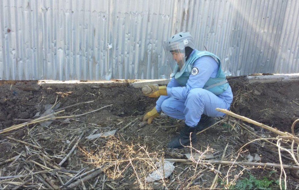За февраль в Азербайджане обезврежено 1048 неразорвавшихся боеприпасов, обнаружено 34 мины
