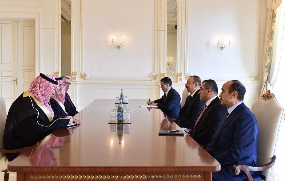 President Ilham Aliyev received delegation led by Saudi Minister of State for Arab Gulf Affairs