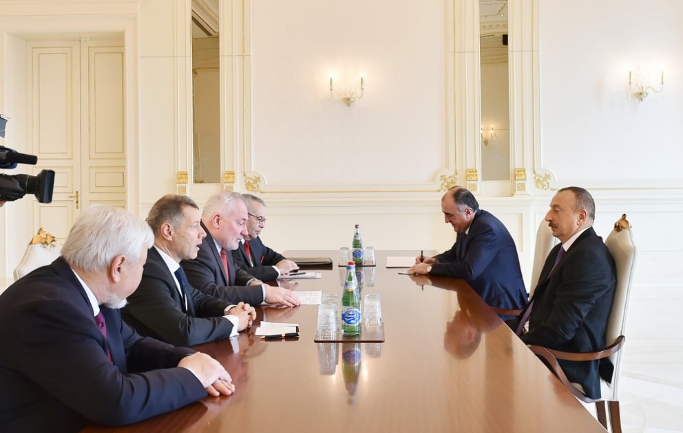 Le président Ilham Aliyev a reçu les coprésidents du Groupe de Minsk de l’OSCE