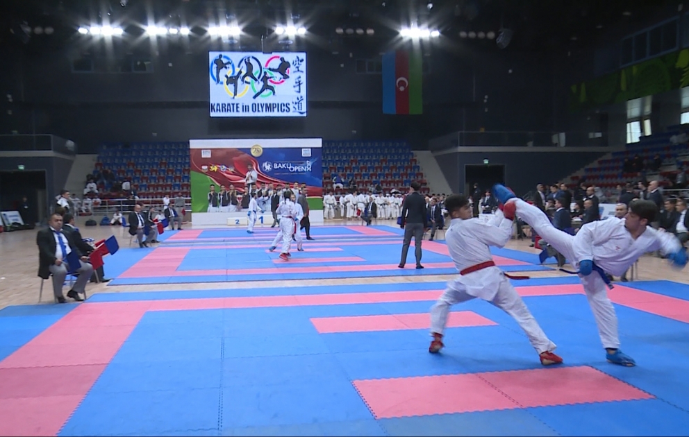 Bakıda karate üzrə VIII "Baku Open" beynəlxalq turnirinin açılış mərasimi keçirilib
