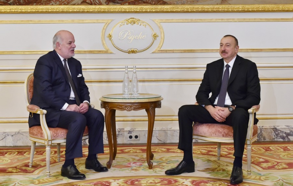 President Ilham Aliyev met with Vivaction president in Paris