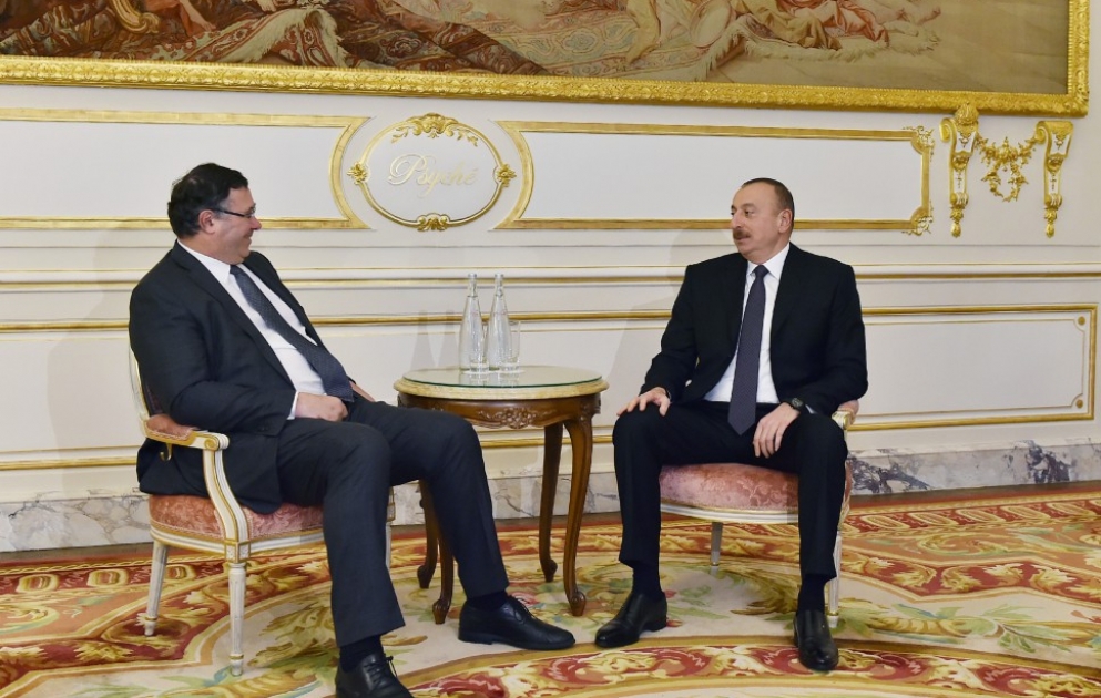 Entretien du président azerbaïdjanais avec le PDG du groupe Total