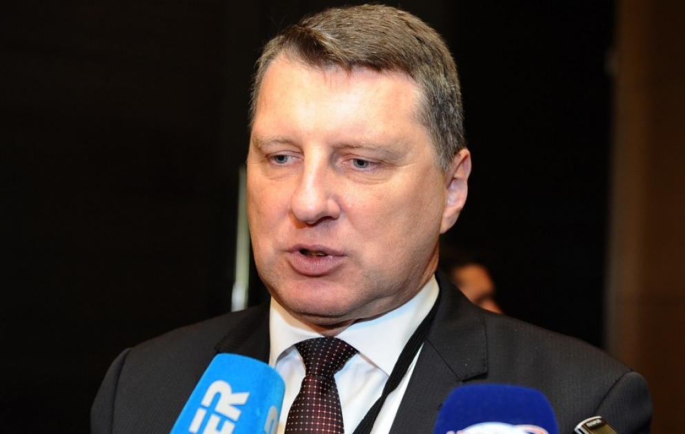 Latviya Prezidenti Raymonds Veyonis: Dağlıq Qarabağ münaqişəsi tezliklə həll olunmalıdır