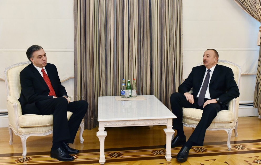 Azərbaycan Prezidenti İlham Əliyevin Monteneqro Prezidenti Filip Vuyanoviç ilə görüşü olub