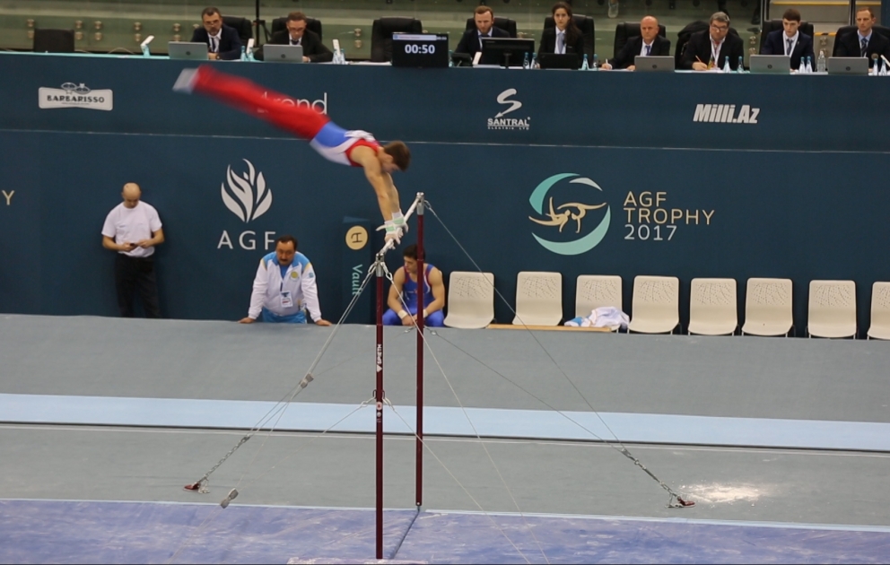 İdman gimnastikası üzrə Dünya Kubokunda ayrı-ayrı növlər üzrə final yarışlarının birinci günü başlayıb