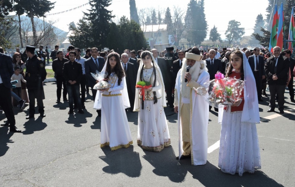 Novruz bayramı Zaqatalada da qeyd edilib