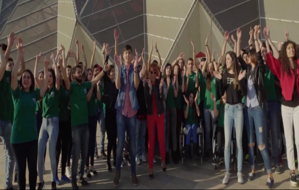 Bakou 2017: présentation du clip de «l’hymne des bénévoles - Salam Bakou»