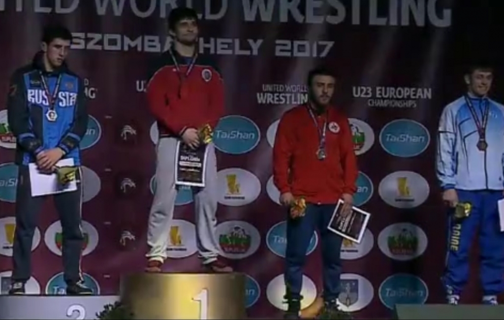 Güləşçilərimiz Avropa çempionatının ikinci günündə 1 qızıl və 1 bürünc medal qazanıblar