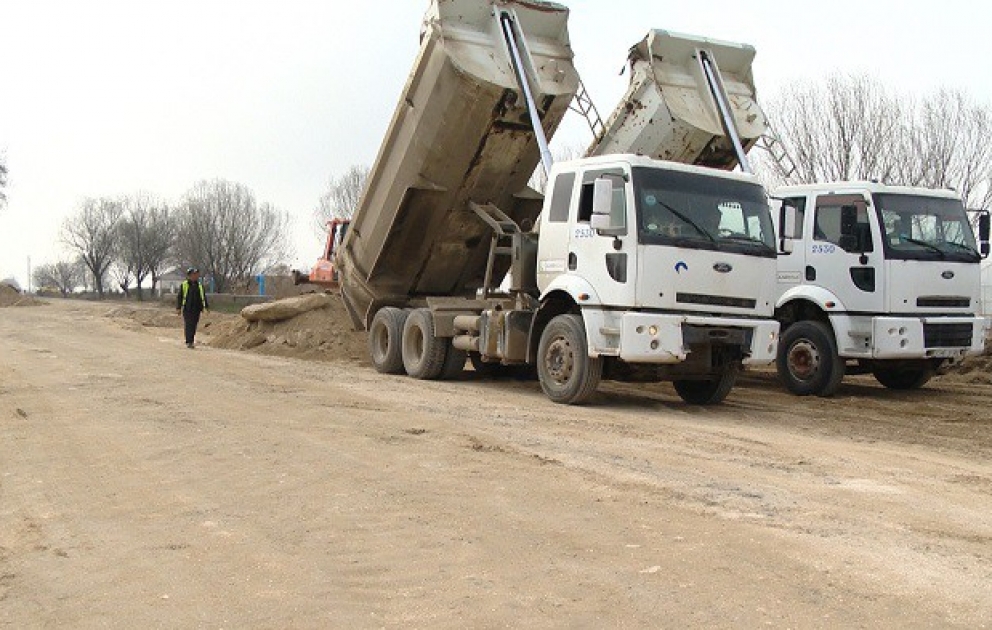 Salyan-Şirvan avtomobil yolunun 6 km-lik hissəsi hazırdır