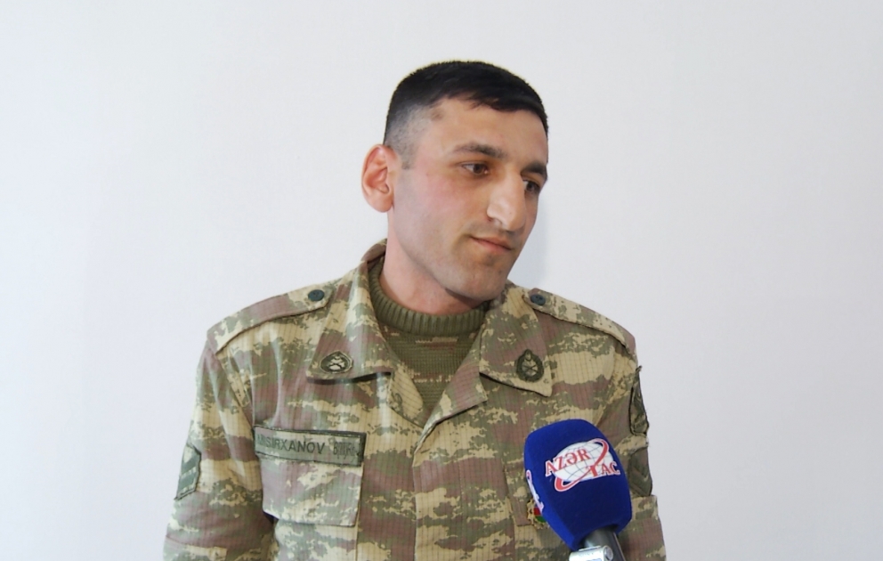 Aprel döyüşlərinin iştirakçısı: Ermənilər öz mövqelərini qoyub qaçırdılar