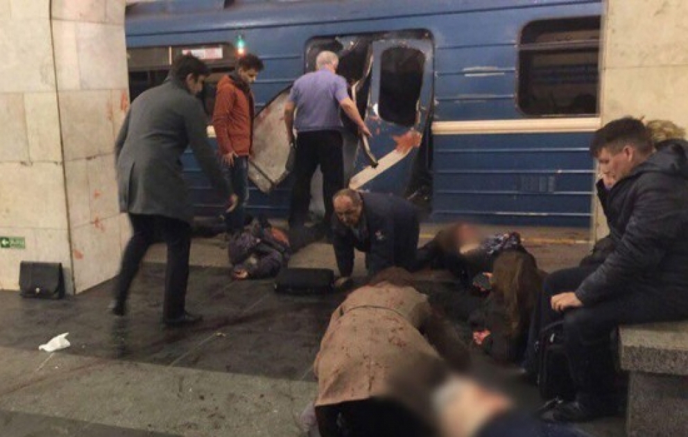 Une explosion a fait plusieurs blessés dans le métro de Saint-Pétersbourg
