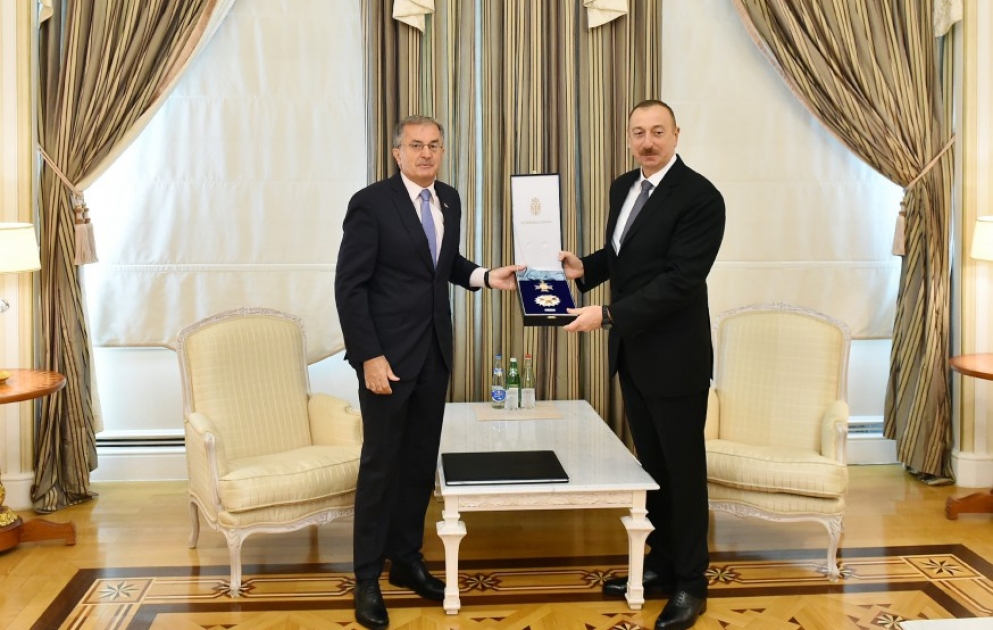 Prezident İlham Əliyev Serbiyanın Azərbaycandakı səfirini qəbul edib