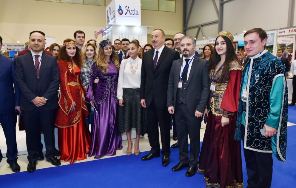 President Ilham Aliyev viewed 16th Azerbaijan International Travel and Tourism Fair, AITF 2017