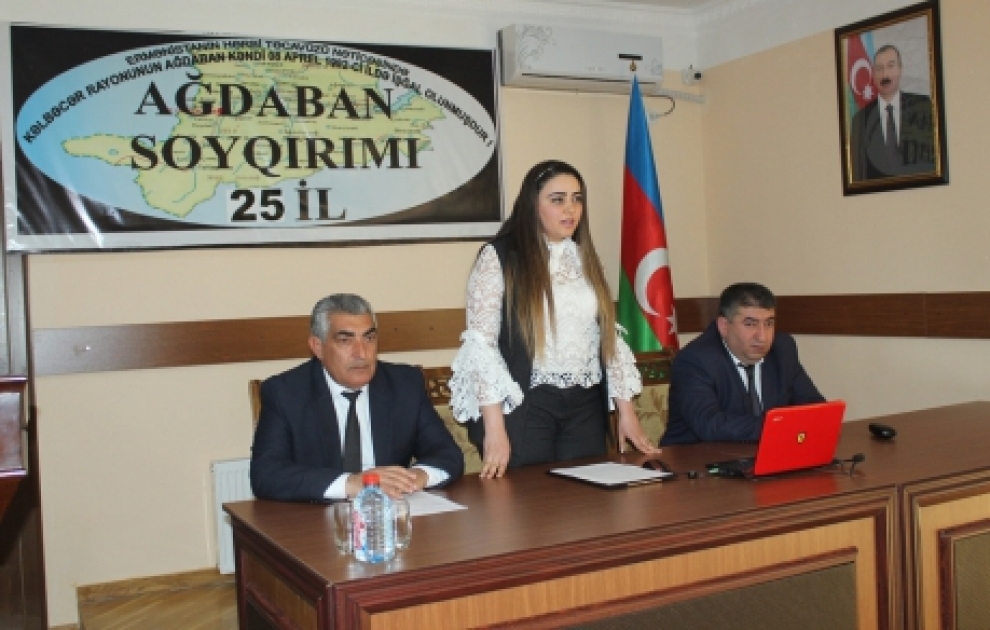 Kəlbəcərlilər Ağdaban soyqırımı qurbanlarının xatirəsini anıblar