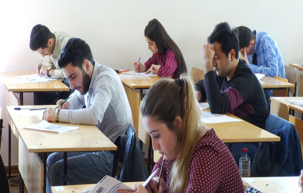 Magistraturaya qəbul imtahanının birinci mərhələsi keçirilib