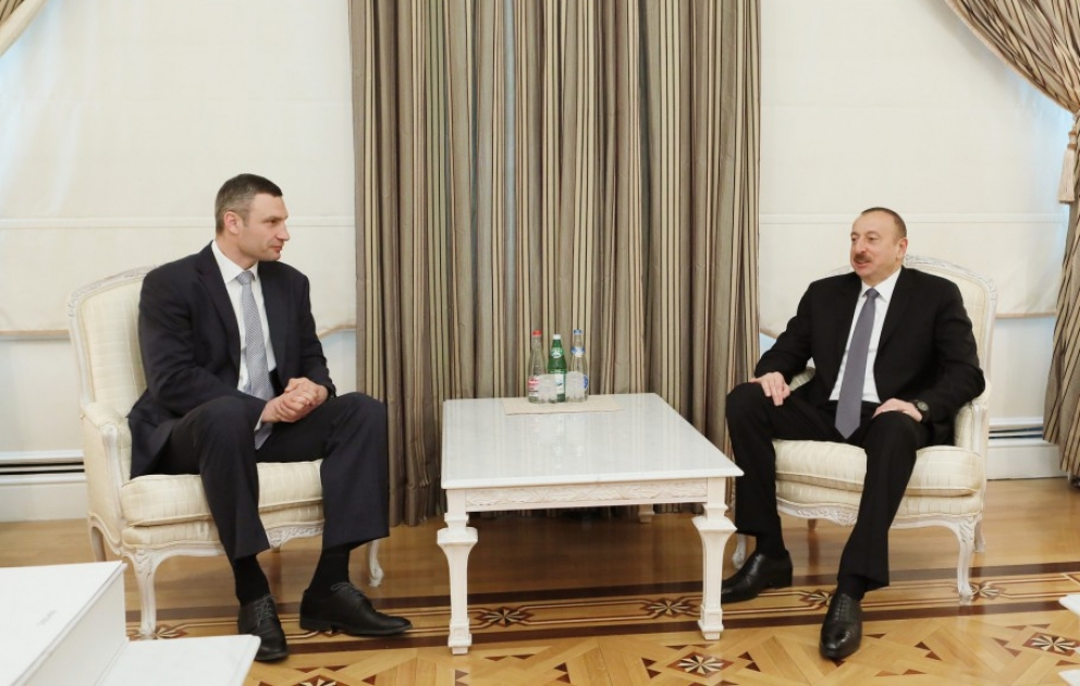 President Ilham Aliyev received head of Kyiv City State Administration