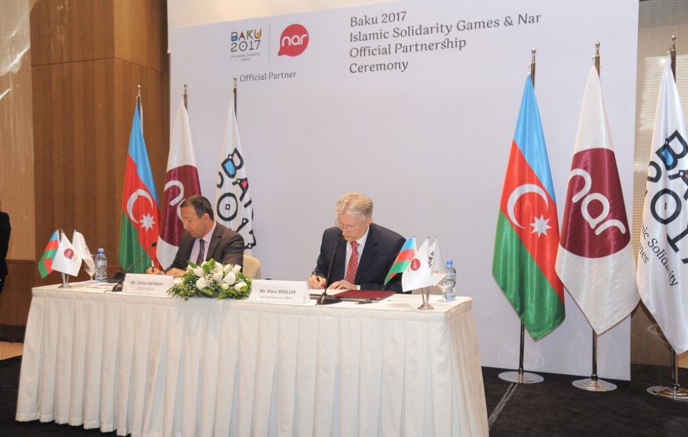 Nar chosen as Official Mobile Telecommunication Partner of Baku 2017 Games