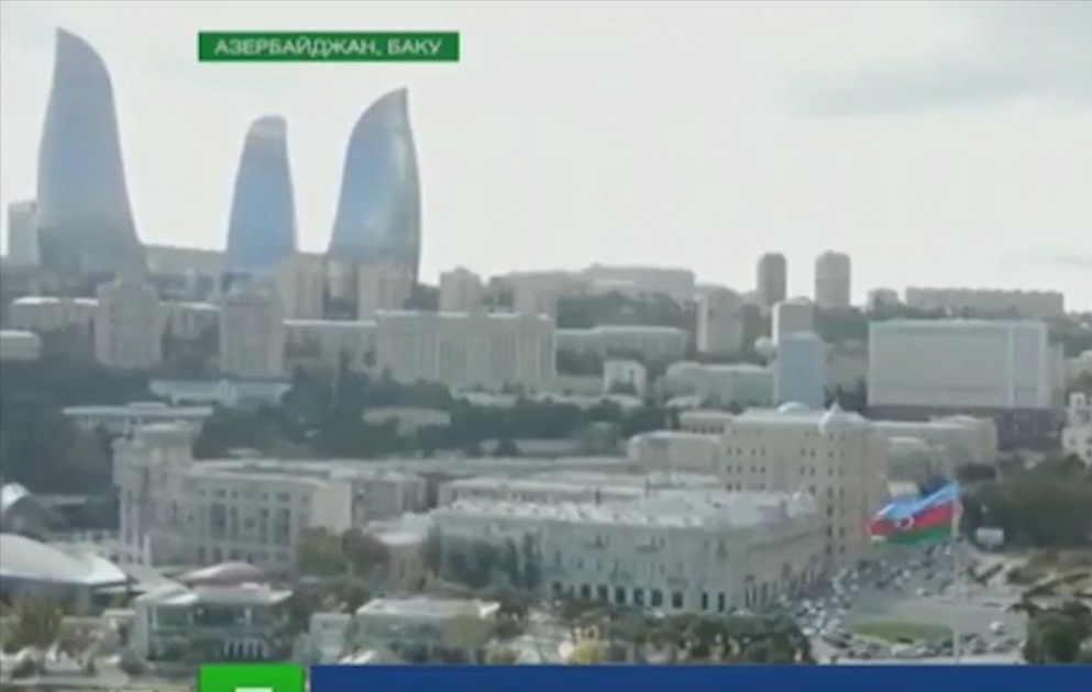 Российский телеканал НТВ показал сюжет о первом шопинг-фестивале в Баку