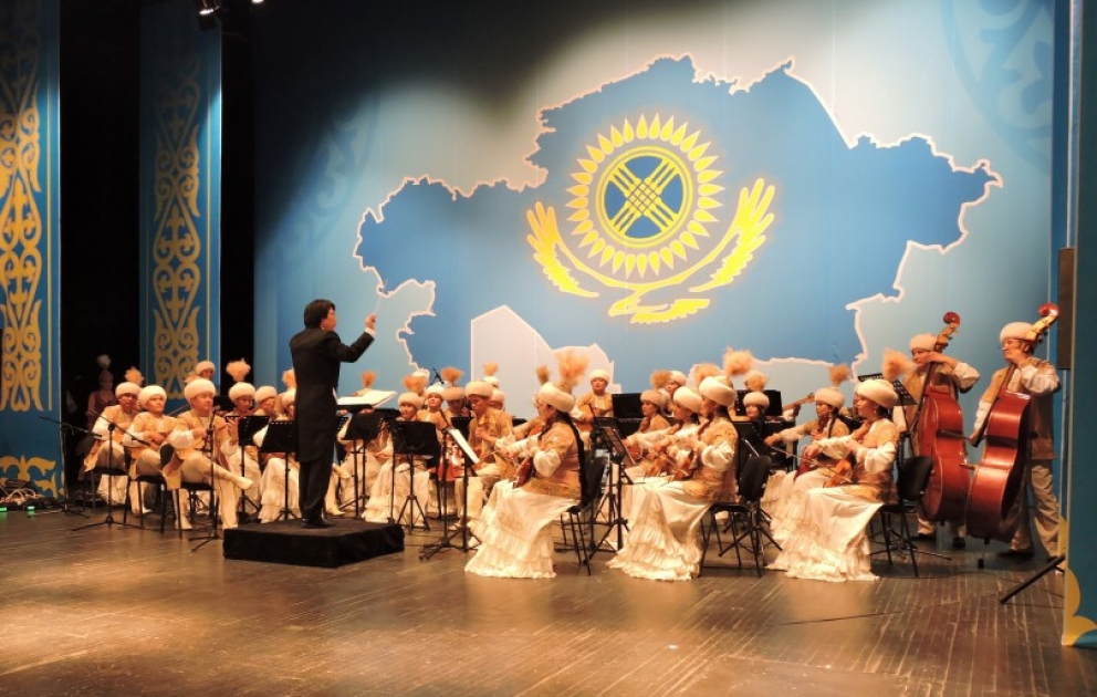 Qızıl Orda vilayətinin incəsənət ustaları Şəkidə çıxış ediblər