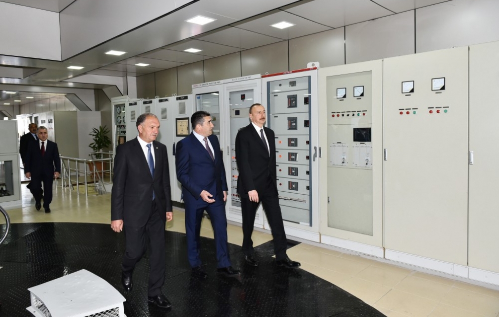 Varvara Su Elektrik Stansiyası yenidənqurmadan sonra istismara verilib