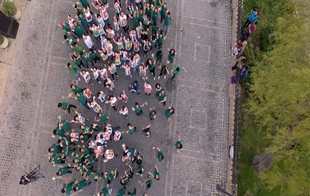 Flashmob “Baku-2017”: Es bleiben 25 Tage bis Spiele