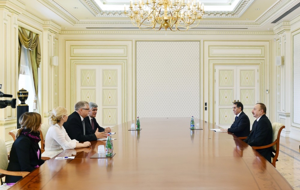 President Ilham Aliyev received delegation led by EU Special Representative for South Caucasus and crisis in Georgia