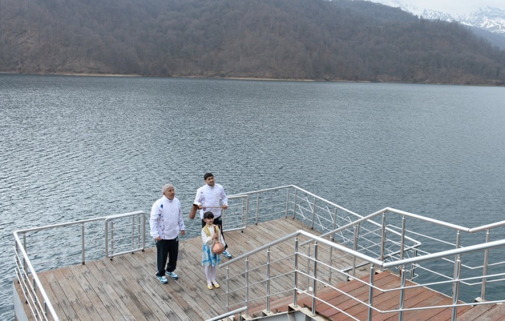 Стартовал Гянджинский этап водного путешествия IV Игр исламской солидарности