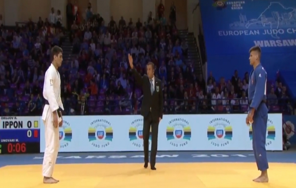 Azərbaycanın cüdoçuları Avropa çempionatında 1 qızıl və 1 bürünc medal qazanıblar