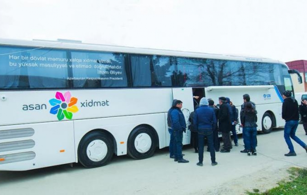 Выездной «ASAN xidmət» в поселке Маштага и городе Бейлаган