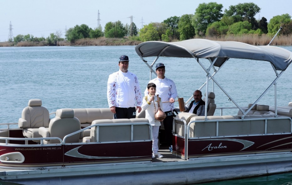 Jeux de la solidarité islamique Bakou 2017: voyage de l'eau à Minguetchevir
