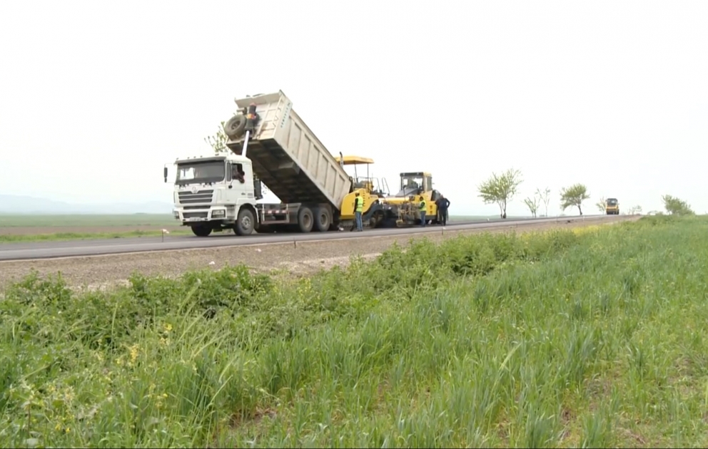 Cocuq Mərcanlı yolunun tikintisi yekunlaşmaq üzrədir